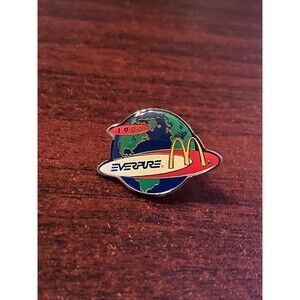 McDonald's 1999 Everpure World‎ Globe Employee Lapel Hat Pin